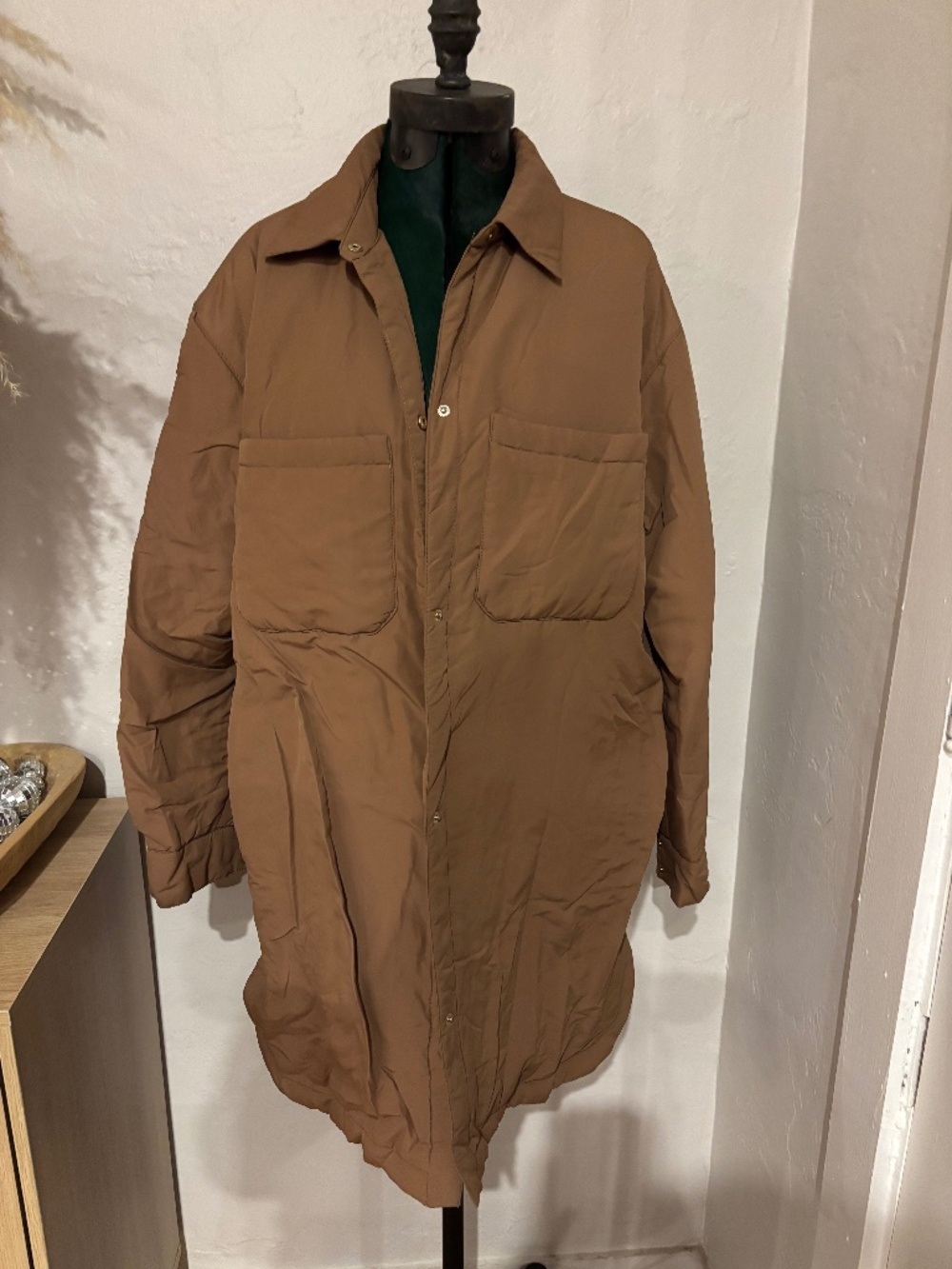 BP puffer shacket